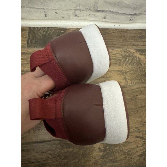 Traq By Alegria Qool Vino Multi Comfort Shoe Sneaker Size 39 / US 9 Red - Picture 4 of 10